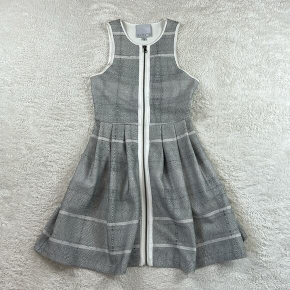 Addison sleeveless patterned zip front a line dress, size xs - Picture 3 of 11